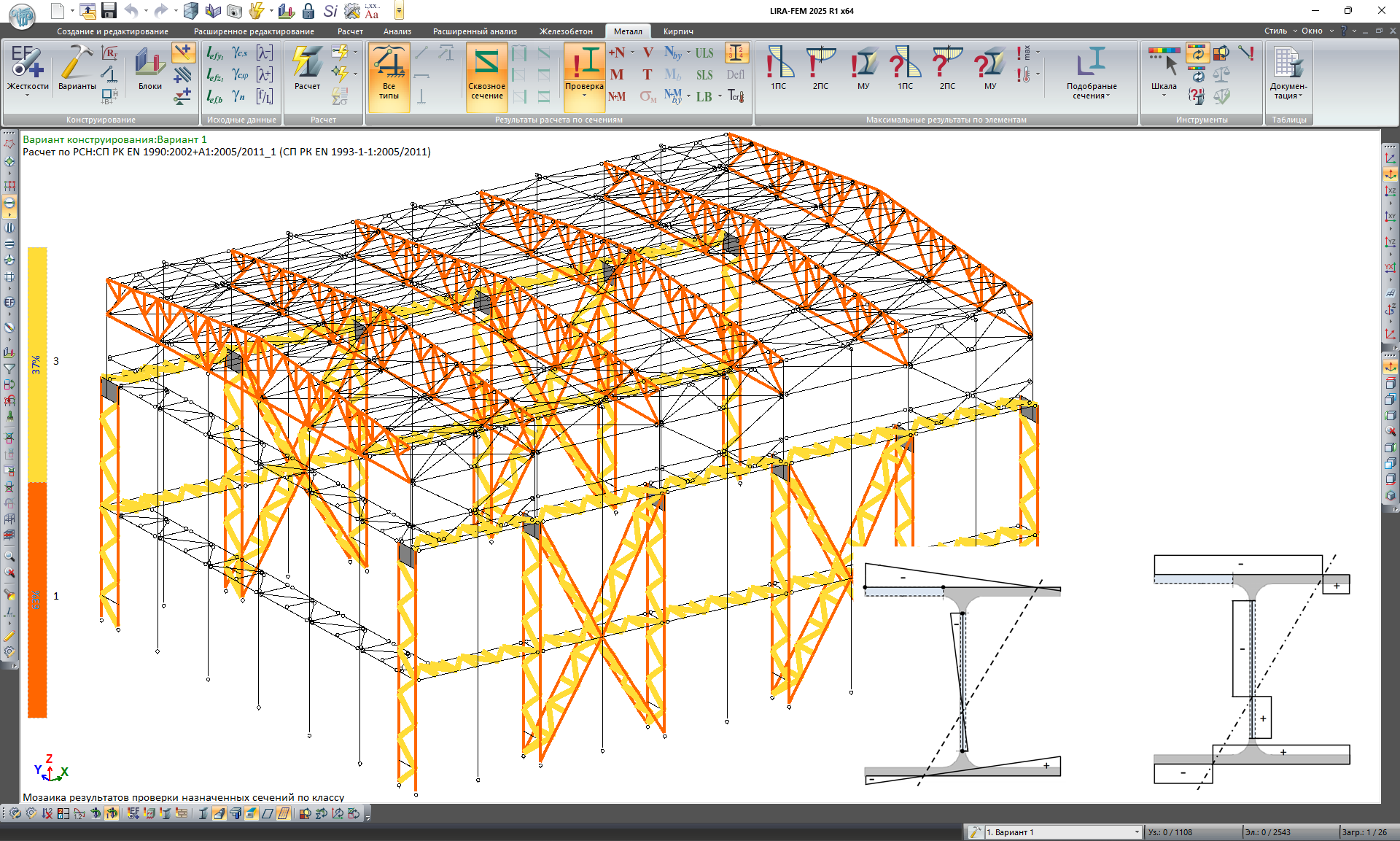 Классификация стальных сечений Классификация стальных сечений
